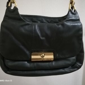 COACH leather cross body/should bag